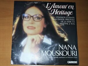 NANA MOUSKOURI - L'AMOUR EN HERITAGE ( DISQUE 45 TOURS ) - V24 -
