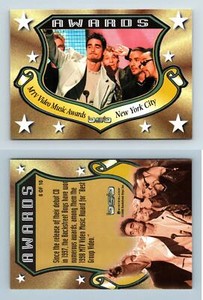 Backstreet Boys Black & Blue #6/10 Awards 2000 Winterland Trading Card