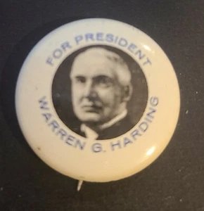 1920 Warren G. Harding For President - Campaign Pin - Reproduktion 1972 - Bild 1 von 5