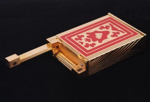 S.T.Dupont 1997 Teatro Limited Edition Gold Vergoldet Rot Emaille Tischfeuerzeug - Bild 1 von 9