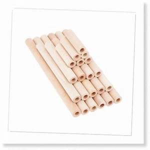 BeechCraft DIY Rods: 38pcs Hollow Wooden Dowels for Engaging DIY Projects - Unfi - Picture 1 of 7