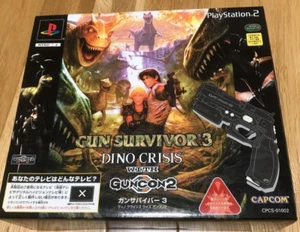 GUN SURVIVOR 3 DINO CRISIS WITH GUNCON 2 PlayStation2 From JP Import Used Good - Picture 1 of 10