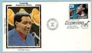 US FDC Sc #2728 Music, Otis Redding Colorano Silk 1993, Rock & Roll - Picture 1 of 1