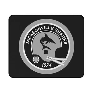 Jacksonville Sharks 1974 Rubber Base WFL Computer Mouse Pad - Jaguars - Picture 1 of 5