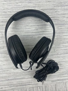 Auriculares estéreo con cable Sennheiser HD-202 negros conector de audio de 3,5 mm - Imagen 1 de 8