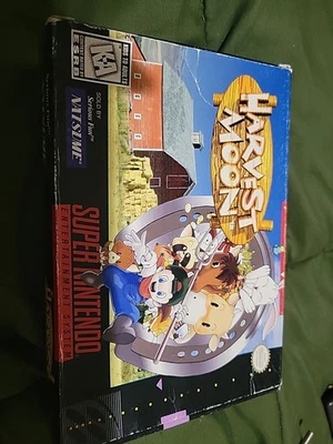 Harvest Moon Super Nintendo SNES Complete CIB Box Manual Inserts Case - Image 1 of 4
