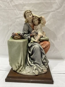 Bruno Redaelli Porcelain Mother & Child Sculpture Figurine Capodimonte Italy - Picture 1 of 11
