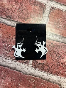 Ghost Earrings Halloween Costume Fashion Jewelry - Picture 1 of 3