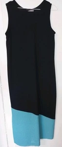 Tolles SommerKleid Maxikleid BEATE GESSLER, Gr. 40, blau, Blockstreifen - Bild 1 von 1