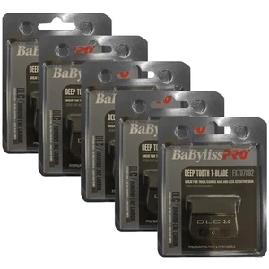 Babyliss Pro DLC 2,0 MM Diente Profundo Hoja en T FX707BD2 - 5 Paquetes - Imagen 1 de 4