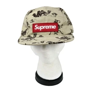 SS12 Supreme Camels Camp Cap Hat Desert Sand Tan Very Rare 2012 USA Adjustable - Picture 1 of 10
