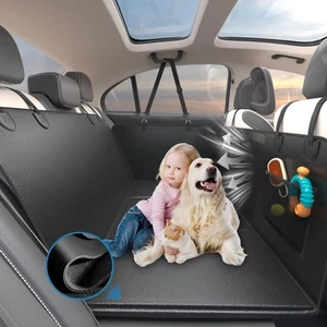 Extensor de asiento trasero Nidouillet para perros - Cubierta de asiento de coche de cuero PU para perro para Ba... - Imagen 1 de 7
