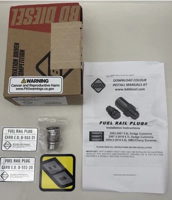 Kit de enchufe de riel común diésel BD 6,6 L 6,7 L MPN 1050071 inyección de combustible diésel Foto 1 de 3