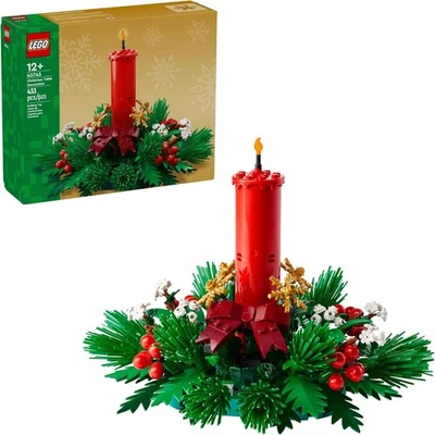 LEGO Christmas Table Decoration 40743 Buildable Holiday Centerpiece Candle New - Image 1 of 4