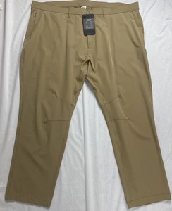 Pantalone Fabletics The Only Slim Fit Beige Uomo Tg 44x30 Elasticizzato Impermeabile - Foto 1 di 8