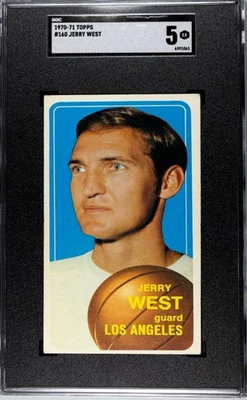 1970-71 Topps - Jerry West #160 SGC 5 EX Foto 1 de 2