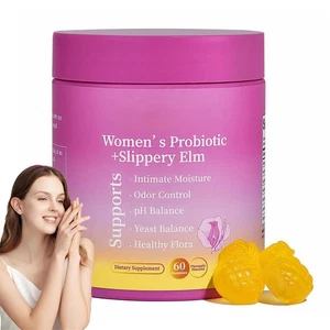 Gomma donna probiotica + olmo scivoloso supporta salute intima 60 capsule - Foto 1 di 9
