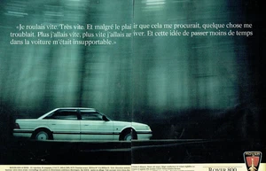 Publicité Advertising 0825 1988 Rover 820i je roulais très vite 2 pages - Picture 1 of 1
