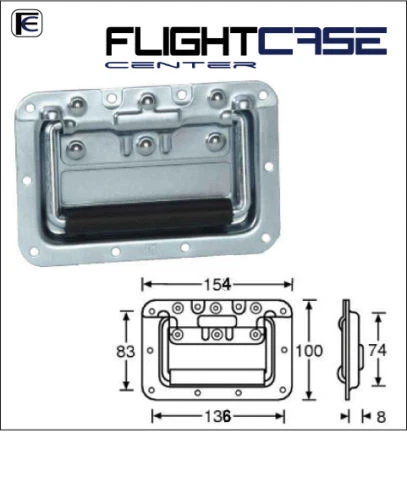 FC FLIGHTCASE CENTER MANIGLIA AD INCASSO PROFESSIONALE PER FLIGHT CASE FLY