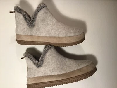  Женские тапочки-ботинки Dearfoams Dolly - серые большие 9-10 - Изображение 1 из 4