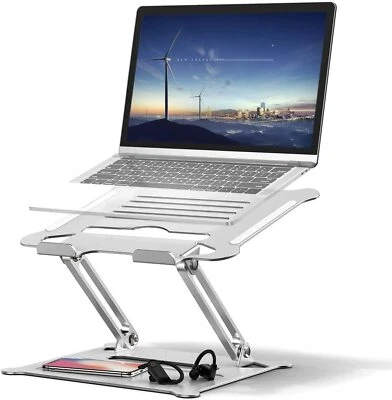 Adjustable Ergonomic Aluminum Laptop Stand Portable Notebook Tablet Holder Riser - Image 1 of 4