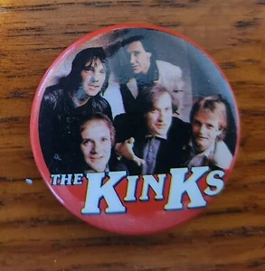 Vintage 80er Ära The Kinks Knopf - Bild 1 von 1