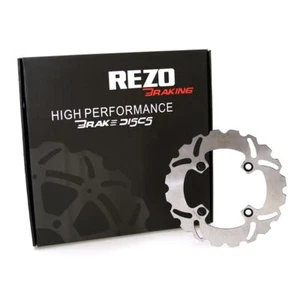 Rezo Wavy Stainless Rear Brake Rotor Disc for Kawasaki ZX-10R Ninja 08-10 - Picture 1 of 5