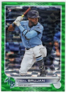 2022 Topps Green Foilboard RC #25 Vidal Brujan Rays 207/499 - Picture 1 of 2