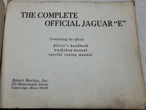 The Complete Official Jaguar E Drivers Handbook Manual Set - Picture 1 of 7