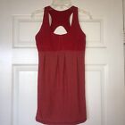 LuLuLemon Tank Top Size 6 Two Tone Red