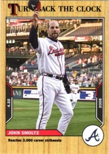 2021 Topps Now Turn Back The Clock John Smoltz #22 Baseball Card(PR:351) - Picture 1 of 2