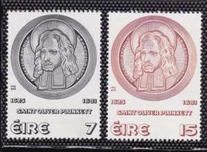 IRELAND #380-381 MNH CANONIZATION OF ST. OLIVER PLUNKETT - Picture 1 of 1