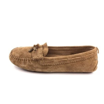 Zapatillas mocasín de conducción de cuero marrón tostado UGG Roni Perf para mujer talla 8 39 EUR Foto 1 de 4