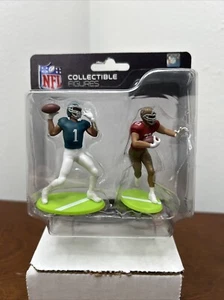 Figuras coleccionables Jalen Hurts Christian Mccaffrey NFL Ecite Eagles 49ers - Imagen 1 de 5
