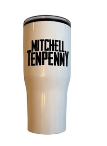 Mitchell Tenpenny Stainless Steel Tumbler Cup With Lid 20 Oz Night Owls Design - Picture 1 of 7