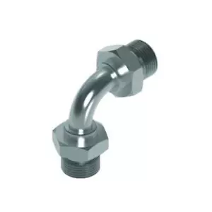 Gomito spazzato BSP maschio x BSP maschio 90° - da 1/4" a 2" - Foto 1 di 2