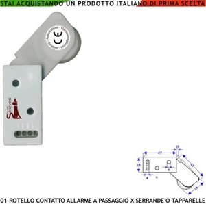 Rotello Brevettato Bianco Antifurto Tapparelle Serrande Porte Scorrevoli Allarme - Foto 1 di 6