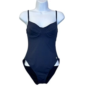 Michael Kors Underwire One-Piece Swimsuit New Navy MM2J023 Women's US 8 NWT - Bild 1 von 8