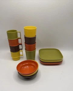 Vintage Tupperware Spielzeug Mini Serve It Kinder Spielküche Geschirr Kinder Set! - Bild 1 von 8