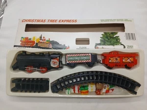 Albero di Natale Vintage Babbo Natale Express Round The Tree Treno Set SOLO PEZZI LEGGI! - Foto 1 di 5