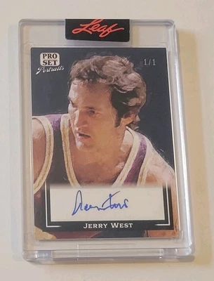 2022 Leaf Pro Set Sports JERRY WEST 1/1 PORTRAITS AUTO #PSP-JWI - SEALED  - Image 1 of 3