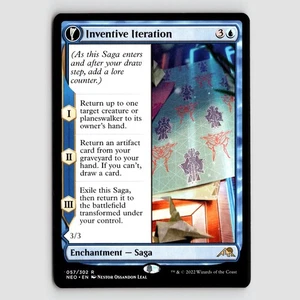 Inventive Iteration // Living Breakthrough - NEO #57 Rare - NM Kamigawa: Neon Dy - Picture 1 of 2