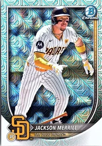 2025 Bowman #64 Jackson Merrill Chrome Mojo Refractor - Bild 1 von 2
