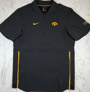 Nike Iowa Hawkeyes Softball 1/4 Zip Pullover Jacket Men’s Small Team Issued - Picture 1 of 5