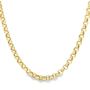 Cadena Belcher de oro amarillo de 9 quilates - 19" - 7,7 g - Imagen 1 de 6