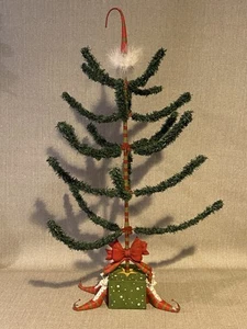 Patience Brewster Christmas Tree Feather Style Folding Table Top 25” READ - Picture 1 of 12