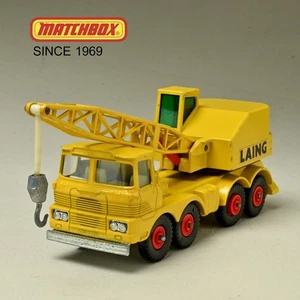 Matchbox King Size No. K-12 Mobile Crane (LAING) Die-cast Model Car - Picture 1 of 8