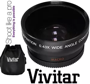 Pro Hi Def Wide Angle With Macro Lens For JVC GC-PX100 GZ-GX1 - Picture 1 of 4