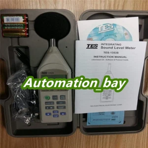 TES-1353S Integrating Sound Level Meter SPL Range 30-130dB Records Datas - Picture 1 of 1