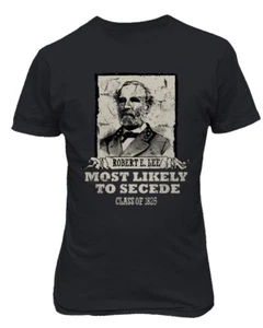 Robert Konföderierten Shirt Bürgerkrieg Secede Witz Herren T-Shirt - Bild 1 von 13